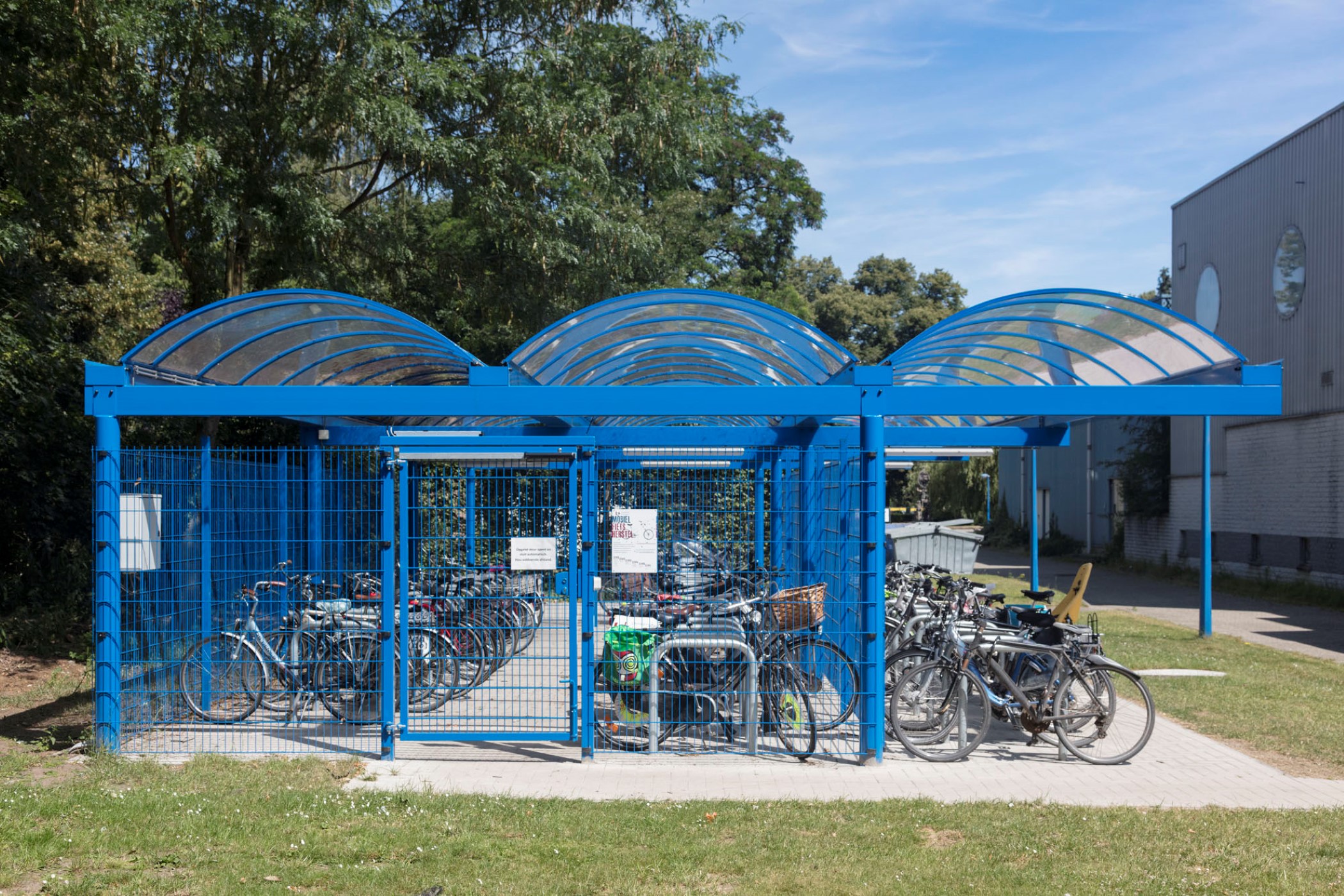 Afsluitbare Fietsenstalling Universitaire Campus Middelheim