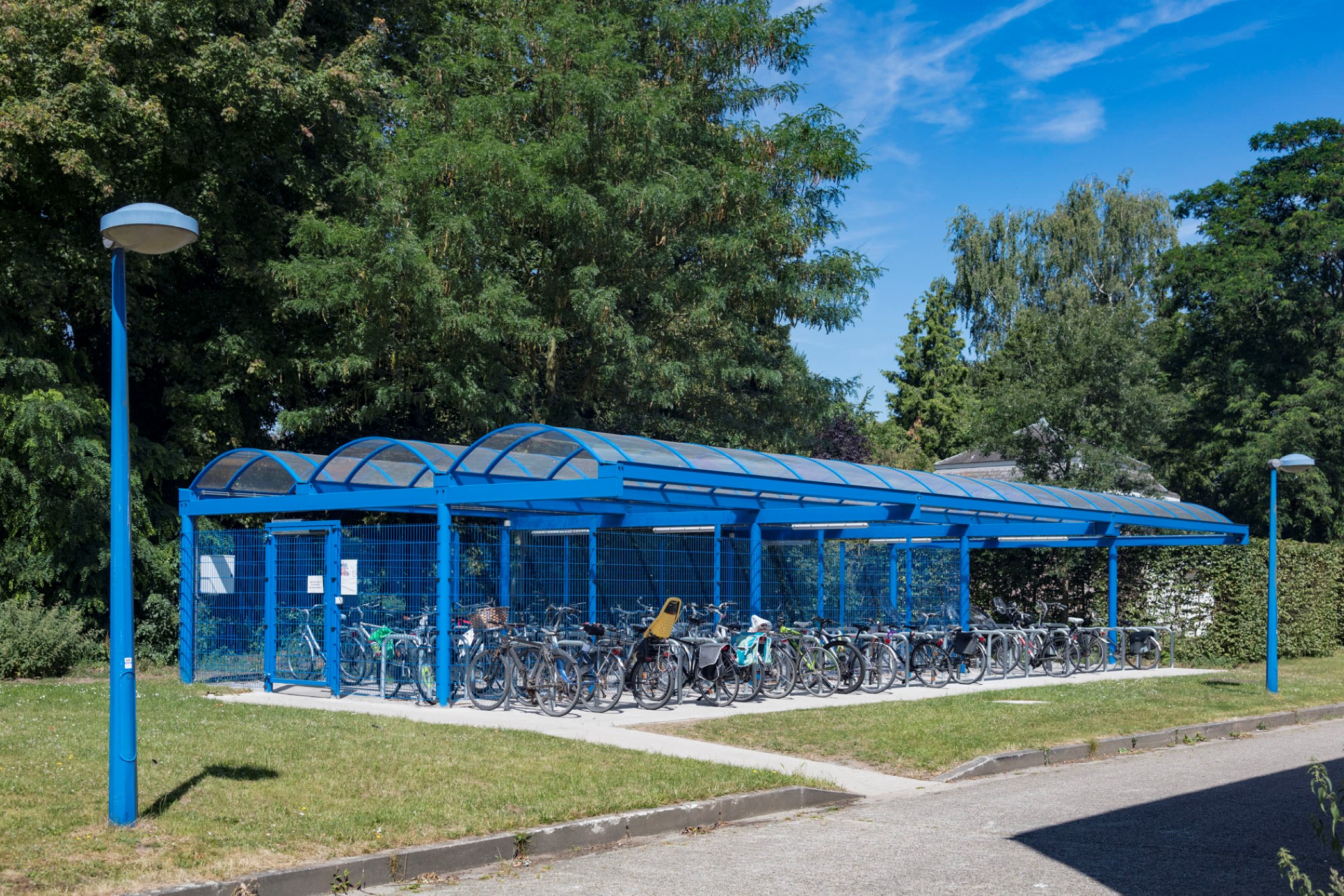 Afsluitbare Fietsenstalling Universitaire Campus Middelheim
