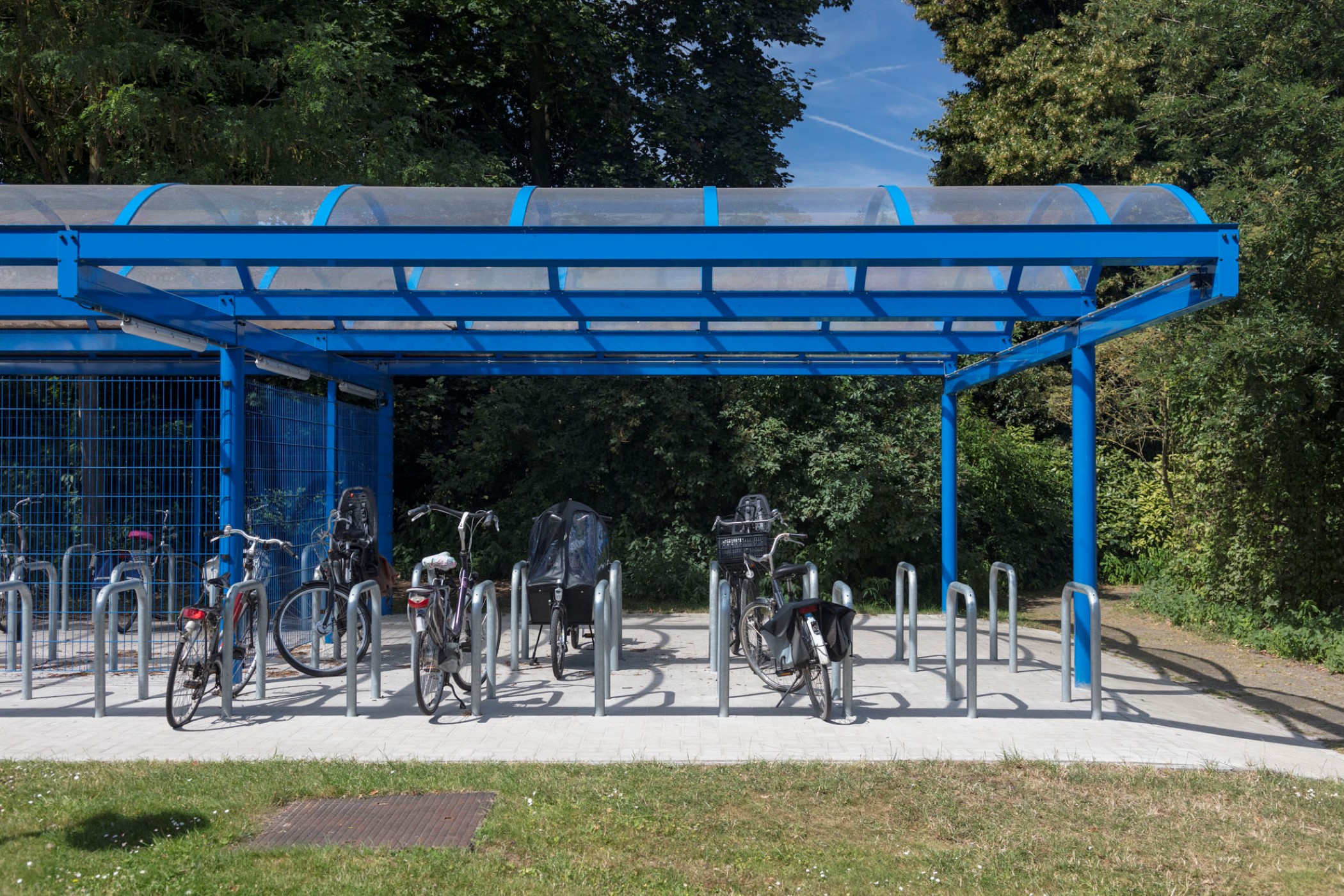 Afsluitbare Fietsenstalling Universitaire Campus Middelheim